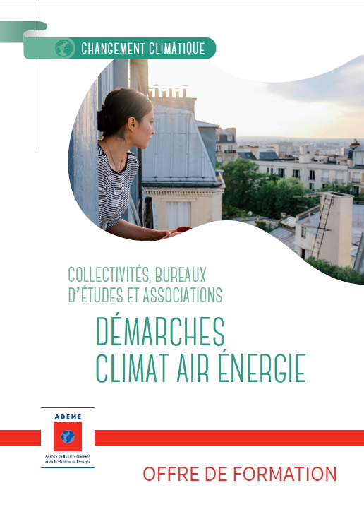 plaquette de l'offre de formation Climat Air Energie de l'Ademe