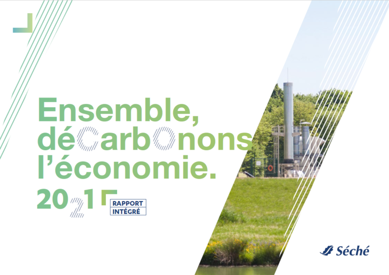 Lire la suite à propos de l’article Création éditoriale et graphique du rapport intégré 2021 de Séché Environnement